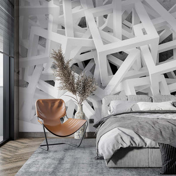 "Фототапет с абстрактни геометрични фигури"