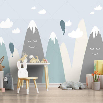 Детски фототапет "Снежни планини"