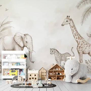 Детски фототапет Джунгла с приятели