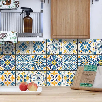 Talavera Mexican стикери за плочки – водоустойчиви и лесни за монтаж