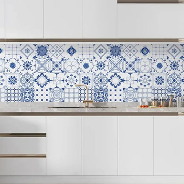 Самозалепващи и водоустойчиви стикери за плочки в мексикански Talavera