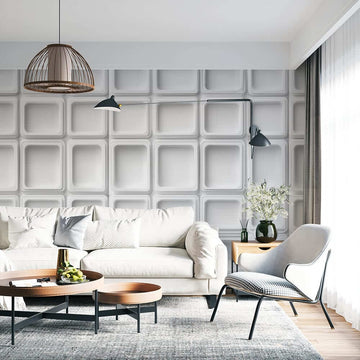 Фототапет Модерна квадратна текстура за хол