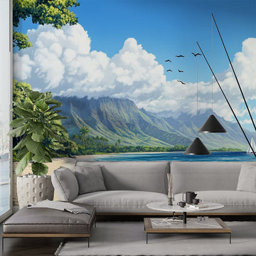 Фототапет Пейзаж на плажа за хол