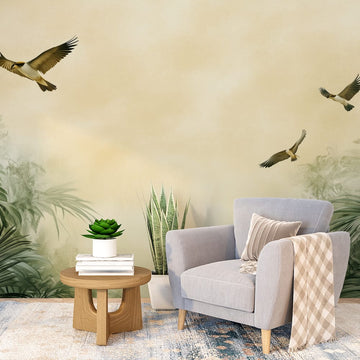 Фототапет Полет на птици за хол