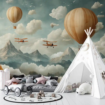 Фототапет Небесни пътешествия за детска стая