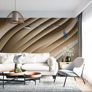 Фототапет Вълнообразна текстура за хол