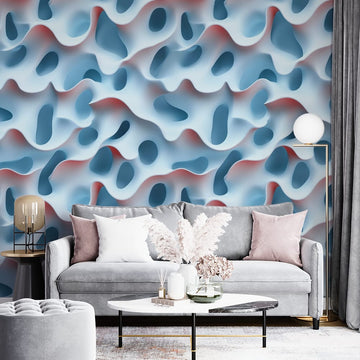 Фототапет Вълнообразно изкуство за хол