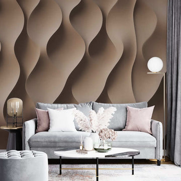 Фототапет Вълнообразна елегантност за хол