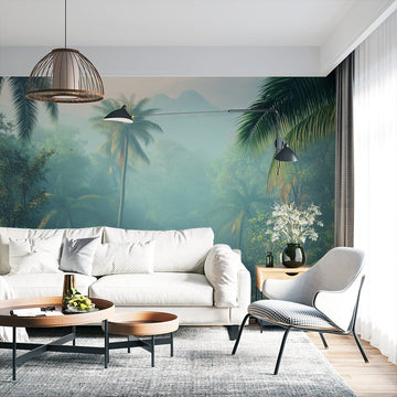 Фототапет Магическа тропическа джунгла за хол