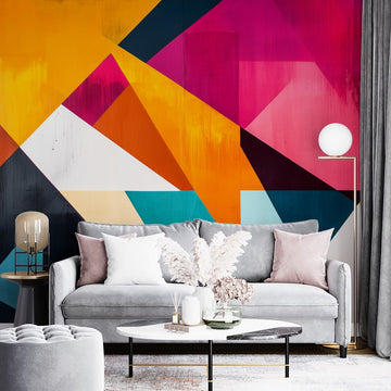 Фототапет Геометричен експлозив за хол