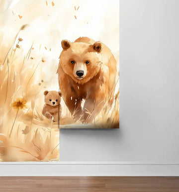 Фототапет Мечета в златна поляна за детска стая