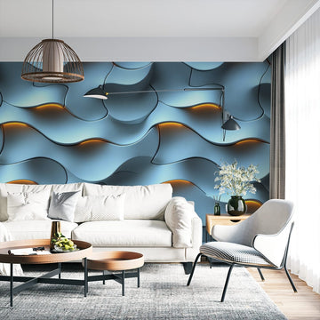 Фототапет Водни вълни за хол