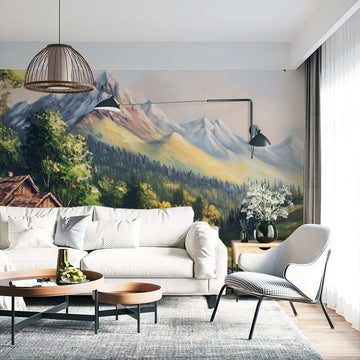 Фототапет Планинска приказка за хол
