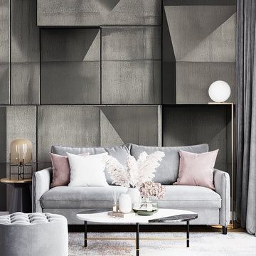 Фототапет Геометричен Конкретен Дизайн |  Съвременен Стил