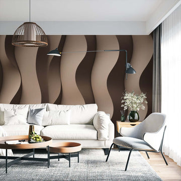 Фототапет Вълнообразна елегантност за хол