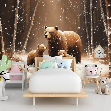 Фототапет Снежни мечета за детска стая