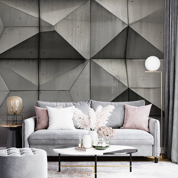 Фототапет Геометричен Бетон | Стилен Дизайн