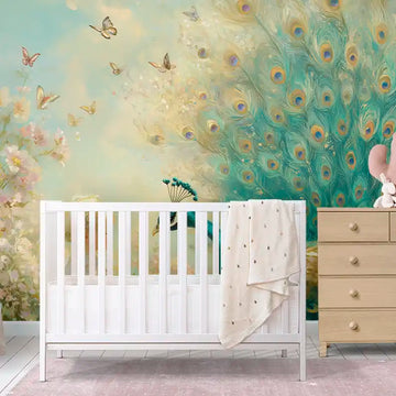 Фототапет Царствен паун за детска стая