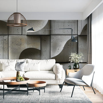 Фототапет Графичен Цимент | Индустриален Стил