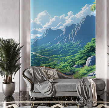 Фототапет Аниме планинска идилия за хол