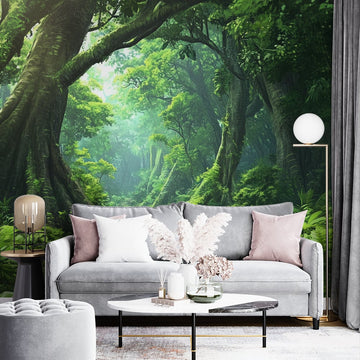 Фототапет Зелена гора за хол