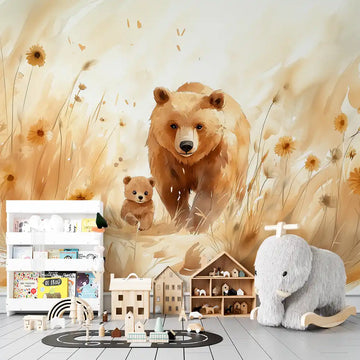 Фототапет Мечета в златна поляна за детска стая