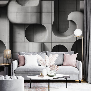 Фототапет Геометрични форми за хол