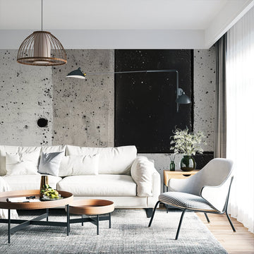 Фототапет Графитна Текстура и Сив Бетон | Модерен Декор