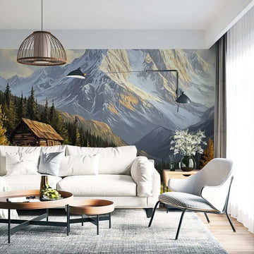 Фототапет Пейзаж с планини за хол