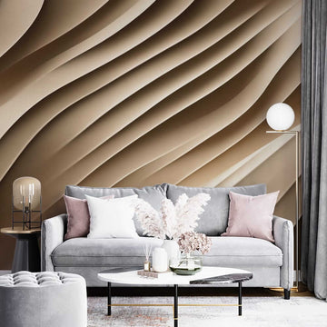 Фототапет Вълнообразна текстура за хол