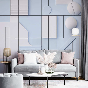 Фототапет Геометричен Вълшебен Синус за хол