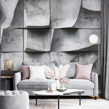 Фототапет Графитен Структуриран Бетон | Съвременен Дизайн