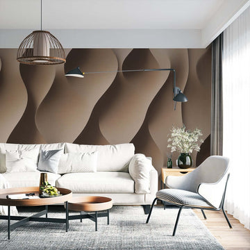 Фототапет Вълнообразна елегантност за хол