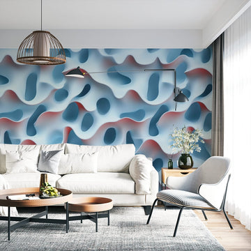 Фототапет Вълнообразно изкуство за хол
