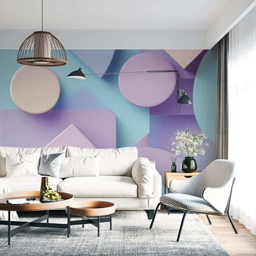Фототапет Геометрични форми за хол