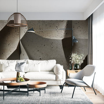 Фототапет Структуриран Граден Бетон за Хол | Лесен монтаж