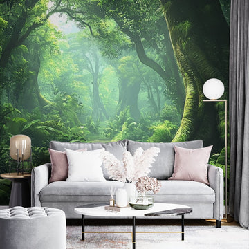 Фототапет Зелена приказка за хол