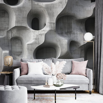 Фототапет Модерни форми за хол