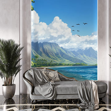 Фототапет Пейзаж на плажа за хол