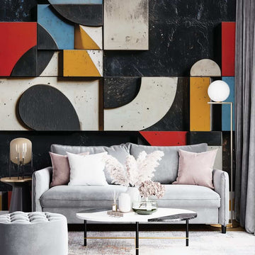 Фототапет Геометрични форми за хол