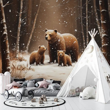 Фототапет Снежни мечета за детска стая