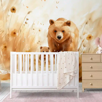 Фототапет Мечета в златна поляна за детска стая