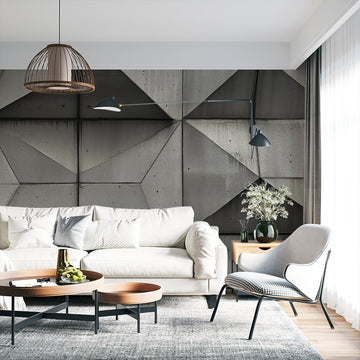 Фототапет Геометричен Бетон | Стилен Дизайн