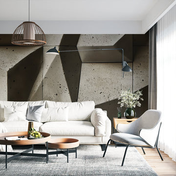 Фототапет Архитектурен Бетон с Динамични Формировки за Хол | Еко Материали