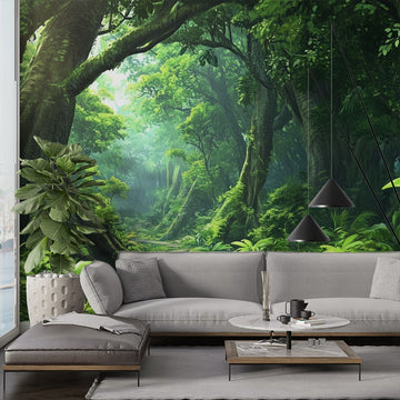 Фототапет Зелена гора за хол