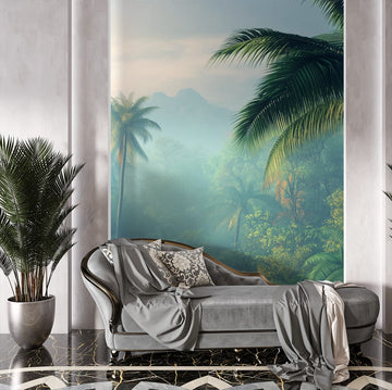 Фототапет Магическа тропическа джунгла за хол