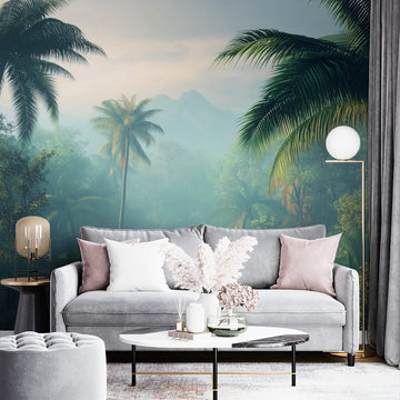 Фототапет Магическа тропическа джунгла за хол