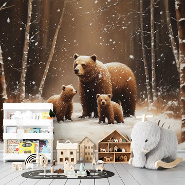 Фототапет Снежни мечета за детска стая