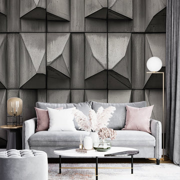 Фототапет Геометричен Дизайн от Бетон | Модерен Стил