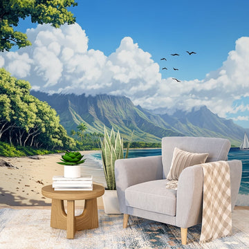 Фототапет Пейзаж на плажа за хол